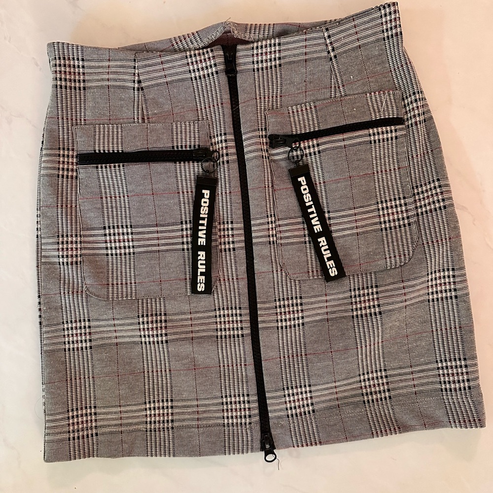 Stylish edgy business skirt